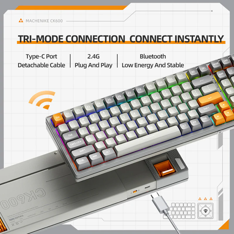 CK600 Mechanical Keyboard - Image 5