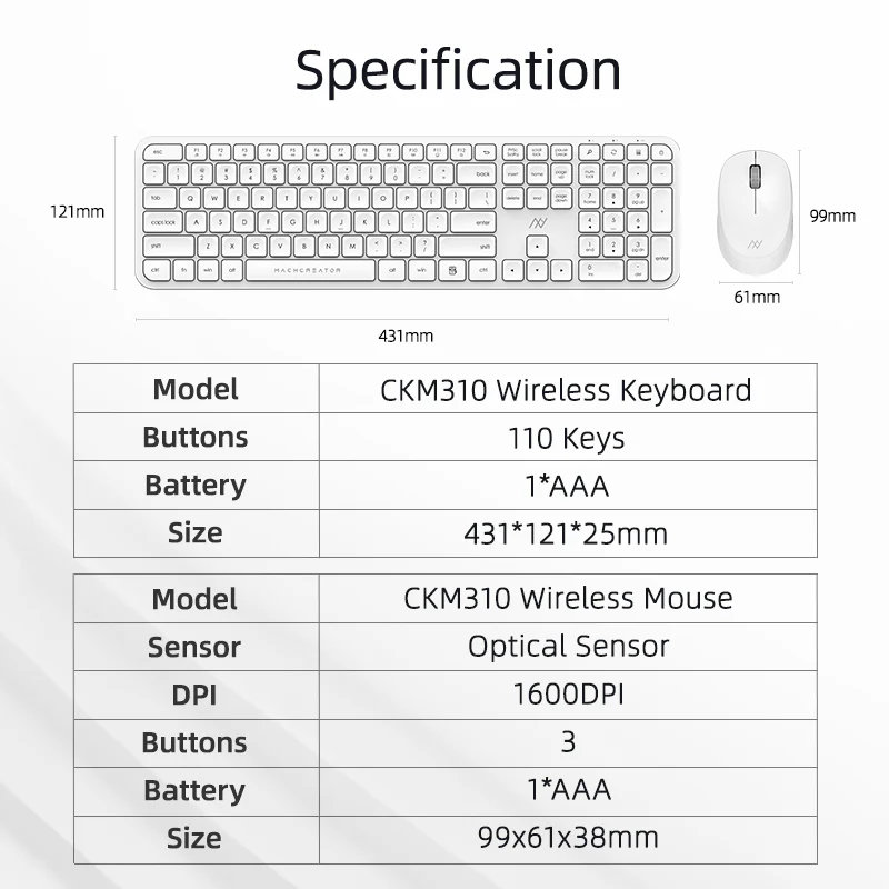 CKM3 Keyboard + Mouse - Image 7
