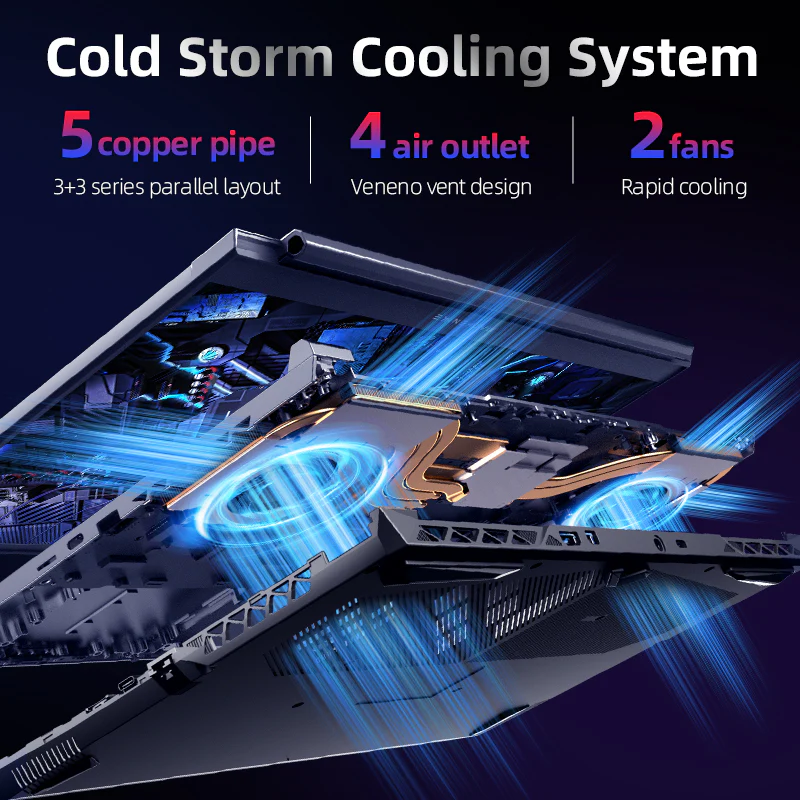 Machenike F117-7Plus / L17 Gen 11 Intel (17.3”) Gaming Laptop - Image 7