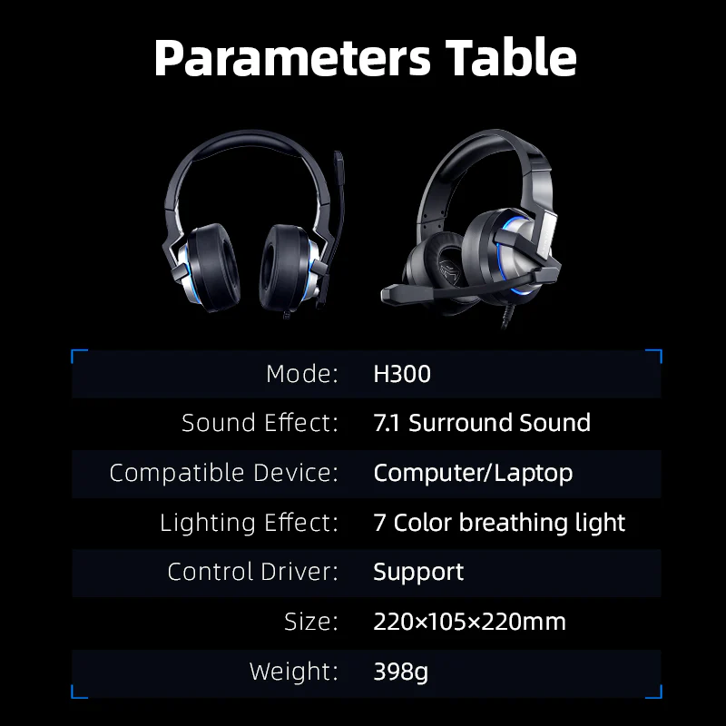 H300 Gaming Headset - Image 7