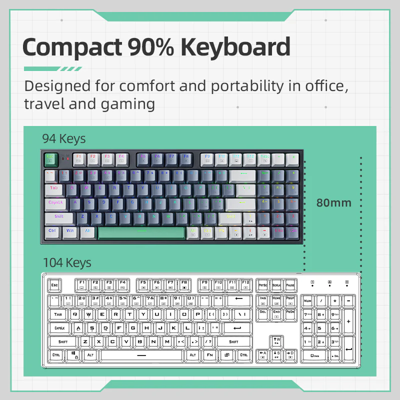 K500 Wired Mechanical Keyboard - Image 6