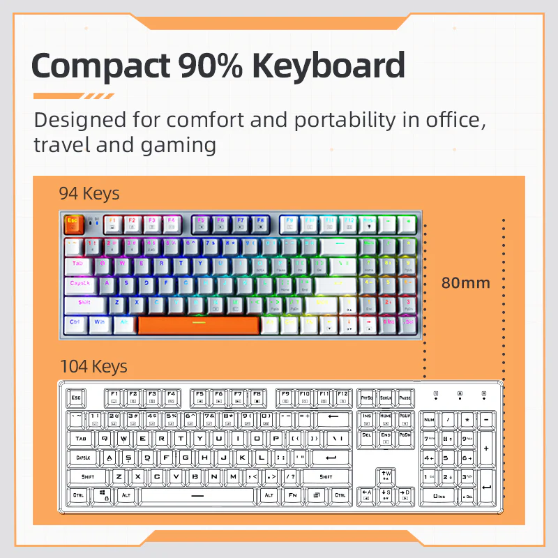 K500W Mechanical Keyboard - Image 5