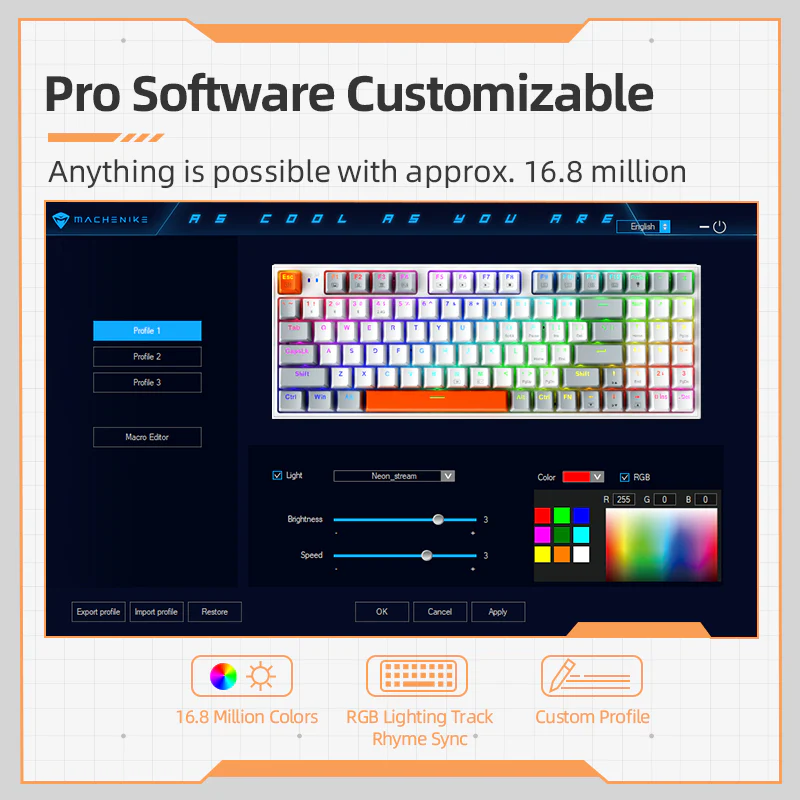 K500W Mechanical Keyboard - Image 6