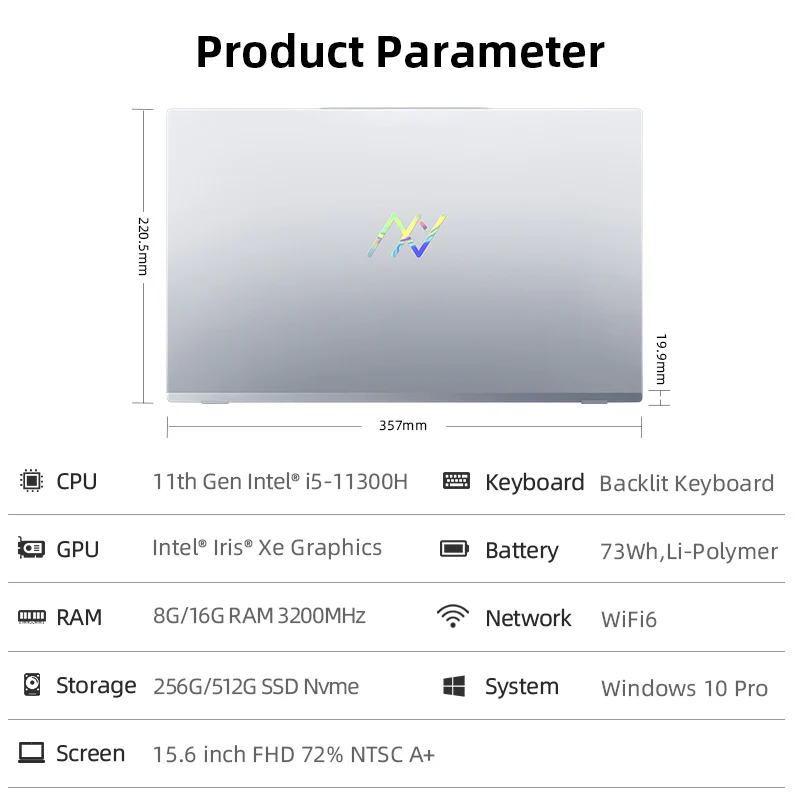 Machcreator E Gen 11 Intel (15.6”) Laptop - Image 10