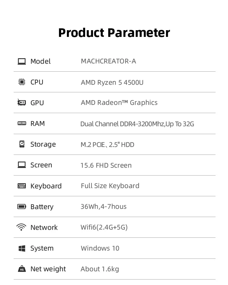 Machcreator A Gen 4 AMD (15.6”) Laptop - Image 10