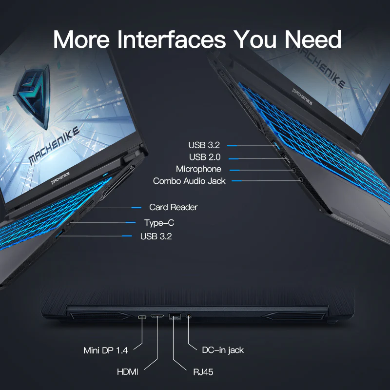 Machenike T58 Gen 10 Intel (15.6”) Gaming Laptop *Grey - Image 5